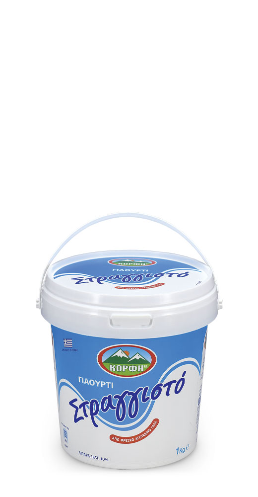 Greek strained yogurt 10% fat