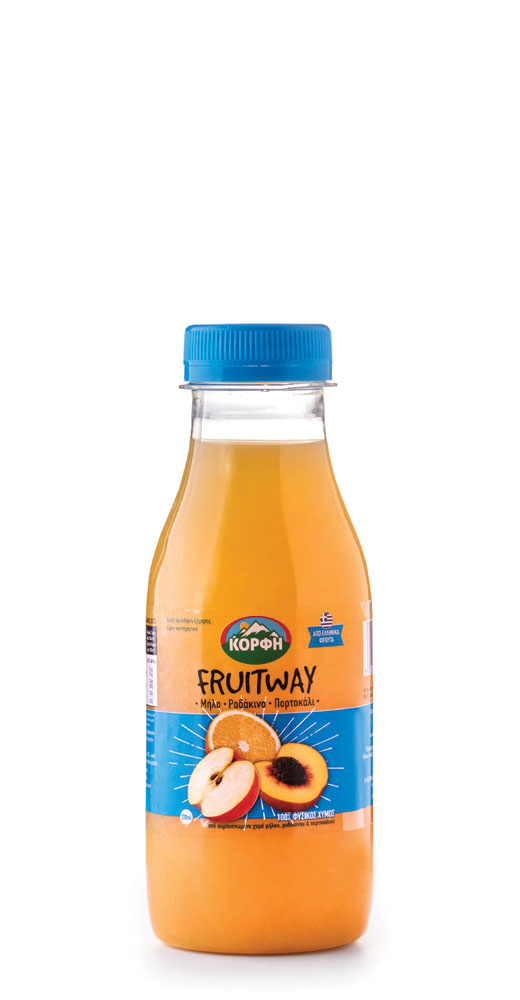 Fruitway 100% Natural juice apple, peach, orange 330ml