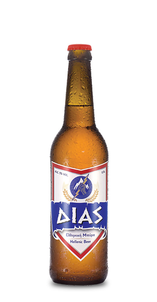Δίας ελληνική μπύρα Alc. 5% Vol. – 0,33L