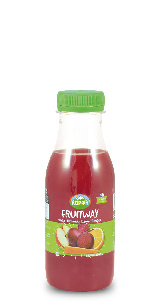 Fruitway 100% Natural apple orange beetroot and carrot juice 330ml
